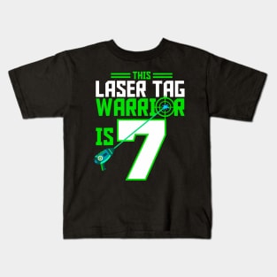 This Laser Tag Warrior is Gaming Birthday Party Kids T-Shirt